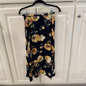 Vintage Telluride Floral Maxi Skirt
